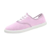Canvas Flat Shoes Women Classic Slip-on Lightweight Comfortable Loafer Art Solid Color Black Travel Painted Shoes Comfort Summer Holiday Running Shoe Soft Sports Sneaker (Pink, 6)