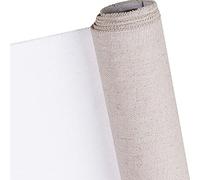 Canvas for Painting, Canvas Roll Professional Blank Canvas for Painting Layer Acrylic Oil Painting Canvas Linen Blend Primed Art Supplies for Artist 5M One Roll(5M Long Width 28cm)