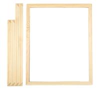 Canvas Frame 4Pcs 12 x 16 Wooden Canvas Frames Splice Rectangular Stretcher DIY Decorative Stretcher Frames for Oil Painting, Photos and Wall Art