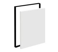 Canvas Frame A2, Aluminium Floating Frame for Canvas, No Drill Mounting & Easy to Change Art, Frames for Paintings, Painting Frames without Glass and Back Panel (Black, A2)
