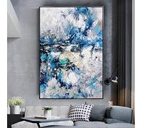Canvas Frame Floater Frame Wall Art Picture Decor Living Room Artwork Abstract Oil Painting Modern Canvas Image Pictures 85x125cm(33x49in) with Frame