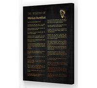 Canvas Framed Inspirational Pictures Wall Art Retro Prints Quotes Wall Art Painting for Living Room Decor (12x18in,Framed)