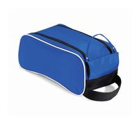Canvas handle shoe bag Quadra Bleu 35x16x18 cm