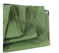 Canvas Heavy Duty Tarpaulin 1.2x2.4m 1.5x1.5m 1.5x2m 1.5x3m 2x2m Tarp Sheet Cover with Eyelets, Ground Camping Sheet Tent, Patios Shade, Green(2x2.5m(6.5ftx8.3ft))