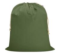 Canvas Laundry Bag 40in x 35in, Thick Cotton Laundry Bag with Handles & Drawstring, Extra Large Heavy Duty Washable Canvas Storage Sack (XXL,ArmyGreen)
