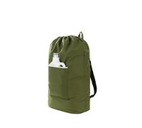 Canvas Laundry bag, Washable Laundry backpack, Adjustable Straps, Large Front Pocket, Drawstring Closure (ARMY GREEN, XX-Large)