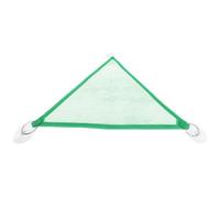 Canvas Lizard Hammock with Suction Cups, Triangle Mesh Reptile Rest | Breathable Green Texture, Quick Mounting on Vertical Cage Walls, Elevated Lounging Spot for Geckos and Other Small Reptiles