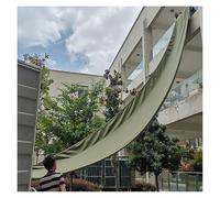Canvas Loading and Unloading Chute - Foldable Weather-Resistant Cargo Handling Slide for High-Rise Unloading(Green,25x2m)