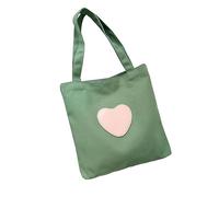 Canvas Love Heart Shoulder Bag Handbag Tote Bags Show Your Unique Personality And Charm Canvas Tote Bag For Women