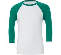 Canvas Mens 3/4 Sleeve Baseball T-Shirt 3 Colours Sizes S-2XL BC1332