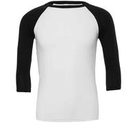 Canvas Unisex Adult 3/4 Sleeve Baseball T-Shirt PC5817