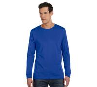 Canvas Mens 4.2 oz. Long-Sleeve Jersey T-Shirt - TRUE ROYAL - L Men's Jersey Long-Sleeve T-Shirt (US)