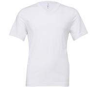 Canvas Mens Jersey Short Sleeve V-Neck Cotton Tee T-Shirt 7 Clr S-2XL BC2595