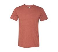 Canvas Mens Triblend Crew Neck Plain Short Sleeve T-Shirt (M) (Clay Triblend)