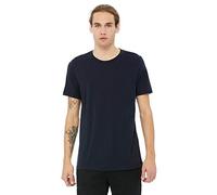 Canvas Mens Triblend Crew Neck Plain Short Sleeve T-Shirt (XL) (Navy Triblend)