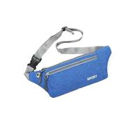 Canvas Messenger Bag Cute Waist Bags for Men and Women's Lightweight Multifunctional Outdoor Sport Running Phone Bag (Blue, One Size)