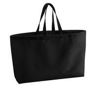 Canvas Oversized Tote Bag Westford Mill Black One Size