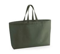 Canvas Oversized Tote Bag Westford Mill Olive One Size