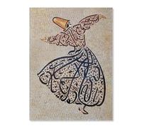 Canvas Painting Aesthetic Turkey Dance Islamic Mythical Girl Religion Poster Print Wall Art Picture Living Room Decor A5 40X50Cm Unframed