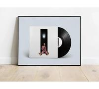 Canvas Painting Album Disc Poster Rap Hip Hop Music Poster for Living Room Bedroom Art Home Wall Decor Picture 80x120cm frame