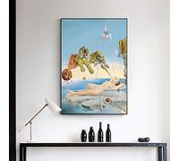Canvas Painting Modern Salvador Dali Tiger Woman Abstract Posters Prints Wall Art Pictures Living Room Home Decor 40x60cm Unframed