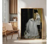 Canvas Painting Wall Art Portrait of Women in The Middle Ages Posters and Prints Art Pictures Home Bar Room Decoration(20x30cm/Frameless)