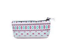 Canvas Pencil Case, Cute Printed Stationery Bag, Multi-Functional Storage Organizer Bag, Makeup Brush Organizer Bag (Small Flowers)