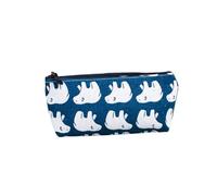 Canvas Pencil Case, Cute Printed Stationery Bag, Multi-Functional Storage Organizer Bag, Makeup Brush Organizer Bag (Polar Bear)