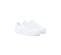 Tommy Hilfiger Women's Th Foxing Platform Canvas FW0FW09480 Low Top, White (White), 7