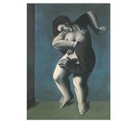 Canvas Poster by Rene Magritte《The titanic days》Print for Living Room Decor Canvas Wall Art Canvas Pictures for Bedroom Modern Home Room Decoration(Unframed,(30x42cm)12x17inch)