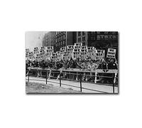 Canvas Poster Wall Art1932 We Want Beer Protest Prohibition 18th Amendment Vintage Black and White Poster Vintage Wall Art Decor Living Room Bedroom Home Decoration 12x18inch-without Frame