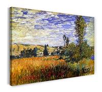 Canvas Print (120x80cm): Claude Monet - Path Through The Poppy Fields, ILE Sain
