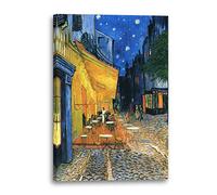 Canvas Print (40x60cm): Vincent Van Gogh - Café Terrace on The Place du Forum,