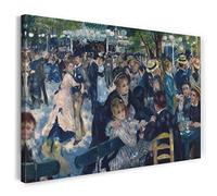 Canvas Print (60x40cm): Pierre-Auguste Renoir - Bal du Moulin de la Galette