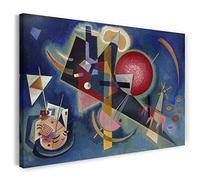 Canvas Print (60x40cm): Wassily Kandinsky - in Blue (1925)