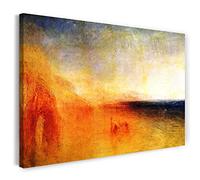 Canvas Print (60x40cm): William Turner - Sunset on The sea