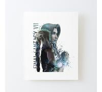 Canvas Print Only Aerith - Final Fantasy 7 Design 2 Poster Wall Art Room Decor 16x20 inch No Frame