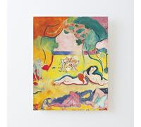 Canvas Print Only Matisse - Le bonheur de vivre The Joy of Life Bonheur Henri Matisse Poster Wall Art Room Decor 16x20 inch No Frame