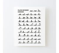 Canvas Print Only PILATES REFORMER Poster Wall Art Room Decor 16x20 inch No Frame