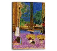Canvas Print Pierre Bonnard - Dining Room on the Garden
