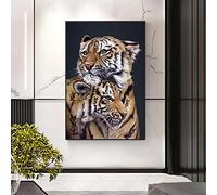 Canvas Prints Artwork Wall Art Decor Poster Animal tiger Painting Canvas Wall Art Picture Print The Picture For Home Modern Decoration Unframed 22x32cm