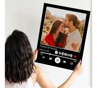 Canvas Prints Personalized with Your Photo, Custom Wall Art Canvas for Family Wedding Pet Couple, Birthday Gift for Mom Dad Men Women Home Decor