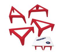 Canvas Risers - Triangular Drawing Board Elevators, 4 Pieces | Paint Stand for Pouring, Students Home Classroom School Studio, Exhibition Display, Pyramids Support, Non-Stick Art Lift, Leveling Tool