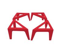 Canvas Risers, Triangular Paint Stand - 4 Piece Holder Set For Art Projects | ABS Build With Stable Support Design, Elevated Assisting Artists Students Home Studio School Exhibitions