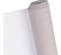 Canvas Roll Linen, Pack of 5 Blank Canvas Rolls Linen Blend Primed for Acrylic Oil Painting 1 Meter Length Widths 38-88cm(Width 88cm)