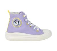 Canvas Shoe with High PVC Sole Minnie Purple - T032 | Girl CERDà