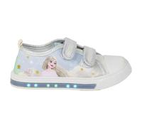 Canvas Shoe with PVC Sole with Lights Cotton Frozen BLUE - T028 | GIRL CERDà