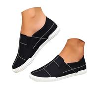 Canvas Shoes for Men Flat Summer Wide Fit Shallow Mouth Shoe Plain Casual Comfortable Trainers Lightweight Slip On Walking Footwear Slip-Resistant Flats Nurse Work Shoes for Spring Outdoor Dark Gray