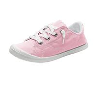 Canvas Shoes For Women, Flat Shoes Loafer Shoes Running Shoes Slip-On Lightweight Mesh Sneakers Breathable Tennis Comfortable Waking Lace Up Shoes For Walking Gym Jogging Fitness Athletic Casual Shoes