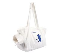 Canvas Shoulder for Cats, Portable and Multipurpose, Large Capacity, Lovely Design, to Clean, Breathable Canvas Material, Ideal for Shopping Travel and Outdoor